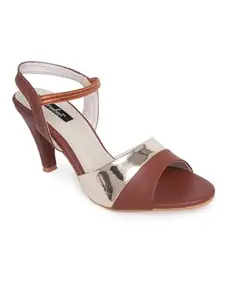 Avighan Women Brown Heels (FF-D-1079-Brown-37)