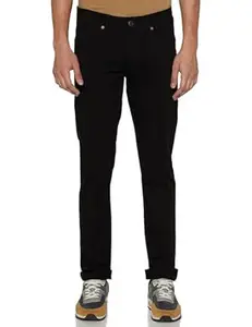 Peter England Men's Clean Wash Stretchable Jeans