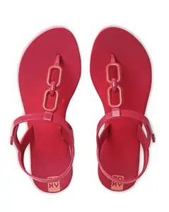 ZAXY Pink Sandals For Women - 6 UK