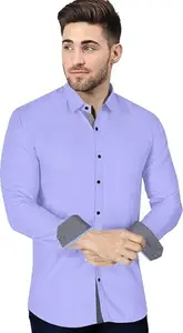 Trendy Casual Shirt Man||Fashionable and Trending||NEW1-FSON_SkyBlue_XL