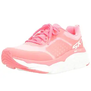 Skechers-Womens-MAX Cushioning Elite-Pink-Running Shoes-UK 3