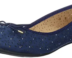 Bata Womens Yvian Ballerinas, (5519702), 3 Blue