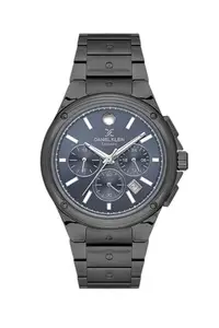 Daniel Klein Stainless Steel Blue Dial Exclusive Men's Analog Watch - DK.1.13746-5