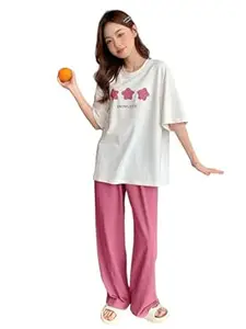 Lymio Night Suit Set || Printed Top & Pant Set || Night Suit (W-ND-6)