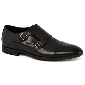 Ruosh Men Footwear Work-Monk Formal Black