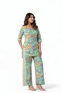 Aradhika Women's Printed Co-ord Set of Kurta and Palazzo