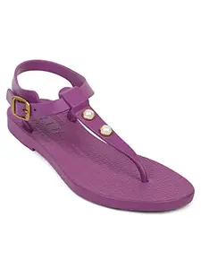 Elle Women's Slipper, Purple, 8