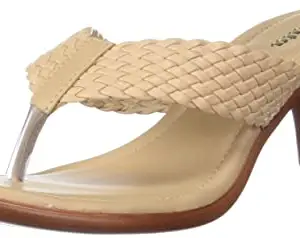 Bata Women DEVA THONG Beige Slippers UK 4 (6718972)