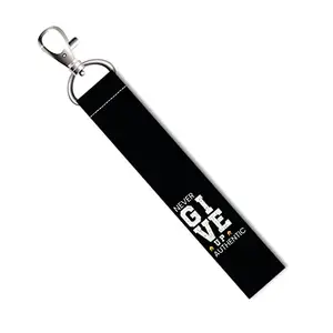 ISEE 360® Never Giveup Lanyard Bag Tag with Swivel Lobster for Gift Luggage Bags Backpack Laptop Bags Students Travelers L X H 5 X 0.8 INCH