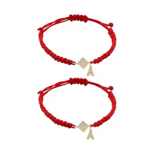 SALTY Anti Tarnish Suraksha Painted Evil Eye Bracelet for women & Girls| Fancy Jewellery Gifts | Hand Band | Stylish Bracelets | Latest Fashion Accessories | Minimal Jewelry Design | Combo Bracelet | Pack of 2