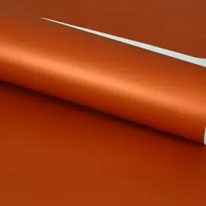 GK Trading Starlite Enterprises Rust Orange Vinyl Car Wrap Sheet Roll Film Sticker Decal, Waterproof Car Styling Wrap Auto Vehicle Detailing Accessories Motorcycle