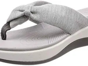 Clarks Women's Arla Glison Light Grey Text Fashion Sandals - 8 UK/India (42 EU)(91261342534080)