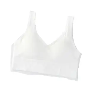 Girls and Womens Padded Inner wear for T-Shirts useWhiteSize-30(S,in,AZ,ElasticWhite-30,TT)