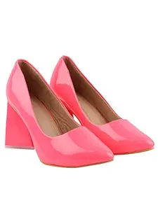 Shoetopia Womens Viral Pink Dress Shoe - 2 UK (Viral-Pink)