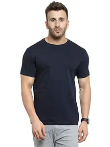 Scott International Biowash T-Shirts for Men's & Boys- Round Neck, Half Sleeves, Cotton, Regular Fit, Stylish, Branded Solid Plain Tshirt for Men- Ultra Soft, Comfortable, Lightweight T-Shirt