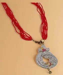 Bhagwati jewels art | kundan moti necklace set for women 9042