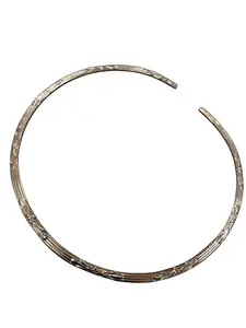 Fashionable Golden plated Statement Hasli Necklace for Women