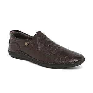 Buckaroo Andy Fine Mild Natural Leather Brown Casual Shoes for Mens: Size UK 11