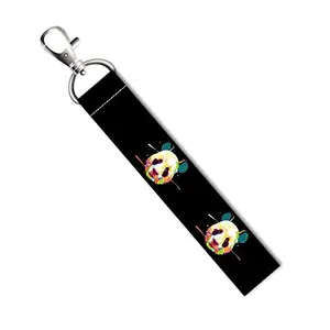 ISEE 360® Funny Bear Abstract Lanyard Tag with Swivel Lobster for Gift Luggage Bags Backpack Laptop Bags L X H 5 X 0.8 INCH