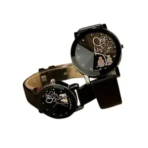 Unisex Couple Wristwatch (Black 2)