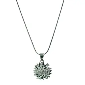 Artklim Sunflower Pendant Necklace for Women
