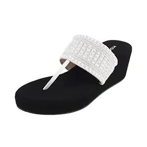 Mochi Womens Synthetic White Slip Ons (Size (5 UK (38 EU))