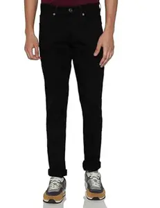 Peter England Men's Clean Wash Stretchable Jeans