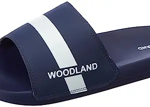 Woodland Men's Navy PU Slipper-11 UK (45 EU) (FF 3890921)