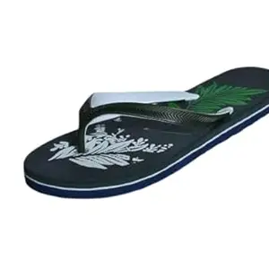 Himstep FOOTWEAR Women's Embossed Slippers | Lightweight & Comfortable Daily Wear Flip-Flops |Rubber Sole | Casual Slippers for Home & Outdoor | Color: Black, Size- 6 | Article wc 108