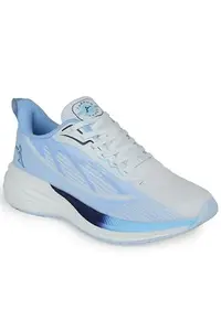 ABROS Men ASSG1424 White/Ice Blue Axon Shoe UK-7