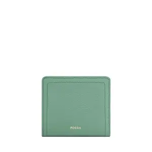 Fossil Womens Leather Logan Green Wallet SL7829338