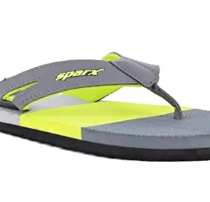 Sparx mens SF0090G Darkgreyneongreen Flip-Flop - 6 UK (SF0090GDGGN0006)
