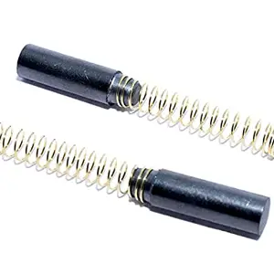 Bhavya Enterprises 10 Pcs Motor Carbon Brushes with Spring for Sewing Machine Accessory- Round