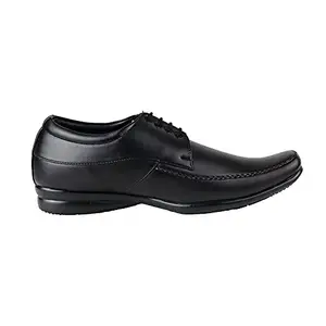 HIKBI Synthetic Leather Formal Shoes Derby for Men's-Black_UK_7
