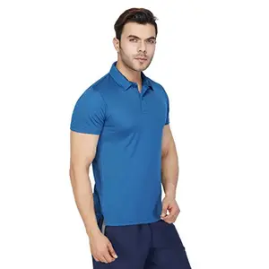 Vector X VTD-050 Mens Polo Neck T-Shirt (Airforce, M)