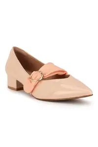 Allen Solly Women Peach Casual Heels
