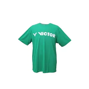 VICTOR 10202 Polyester Round Neck Badminton T-Shirt (5XL, Green)