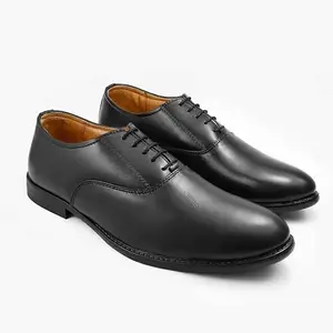 Gentle Men's Leather Oxford Dress Shoes, Brown (Black, UK Footwear Size System, Adult, Men, Numeric, Medium, 7)