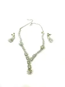 AD Necklace Set- White
