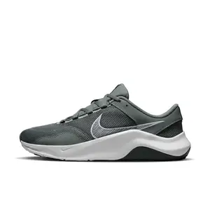 Nike Running Shoes Mens M Legend Essential 3 Nn-Smoke Grey/White-Dk Smoke Grey-Dm1120-002-10Uk