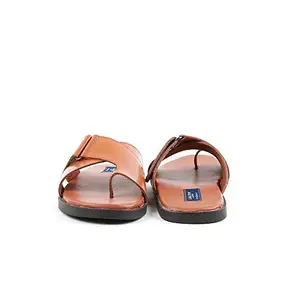 Carlton London Men's Brown Outdoor Sandals Tan Leather 8 UK (42 EU) (CLM-1772)
