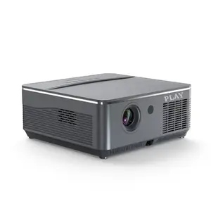 PLAY DLP-7 3D Active Smart DLP LED 4k Projector with Latest Android, High Brightly Brightness with Higher Resolution Crystal Clear Big Cinematic Display & Inbuilt All Functions for Smart connectivity