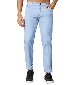STUDIO NEXX Men's Regular Fit Jeans Pastel Blue