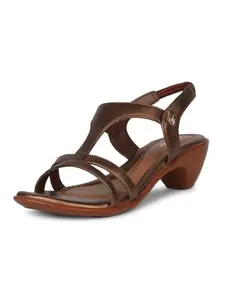 Bata Women Heel Sandals - Copper (4 UK)