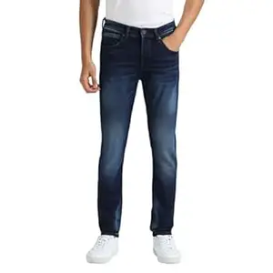 Pepe Jeans Men's Straight Fit Jeans | Mid Rise | Chinox | Jeans for Man