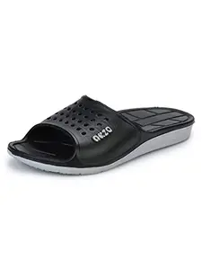 ABROS Men's AZVG0702 Slipper -Black/L.Grey-8UK