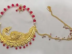 Gadwali Design Pahadi Gold-plated Brass Nathiya