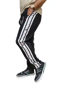 Lower for Men Cotton Loose Fit Baggy Straight Fit Jogger Gym Wear Combo Night Wear Comfy Cool Lowers for Men All Day Every Day (in, Alpha, M, Regular, XXL, Black)