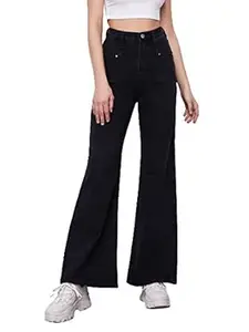 KOTTY Women's Relaxed Fit Mid Rise Jeans