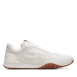 Clarks CraftLo Lace White Leather UK-7